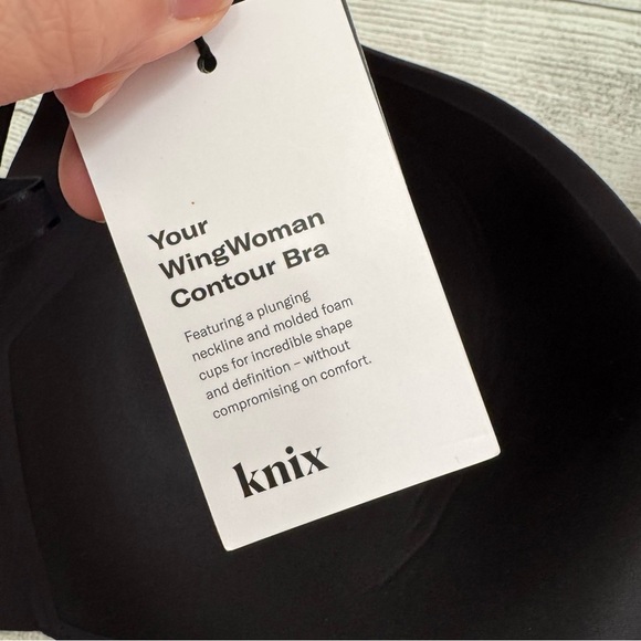 Knix NWT Wingwoman Black Bra - Picture 7 of 7